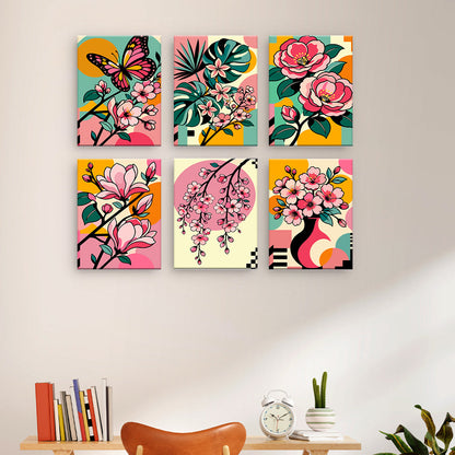 Fleurs pop-art