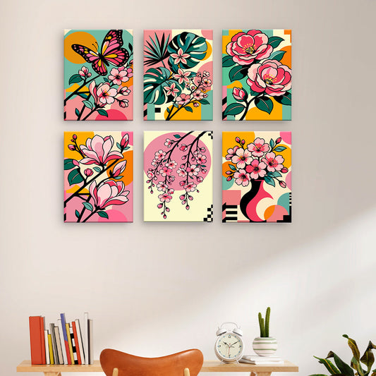 Fleurs pop-art