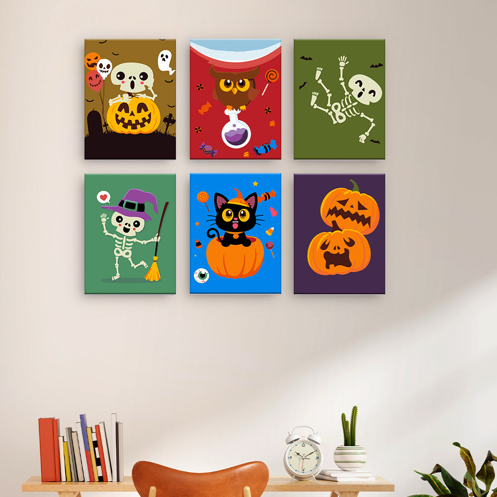 Personnages mignons d’Halloween