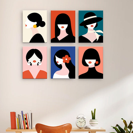 Portraits de femmes de mode