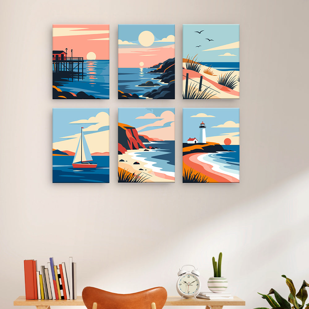 Paysages marins côtiers
