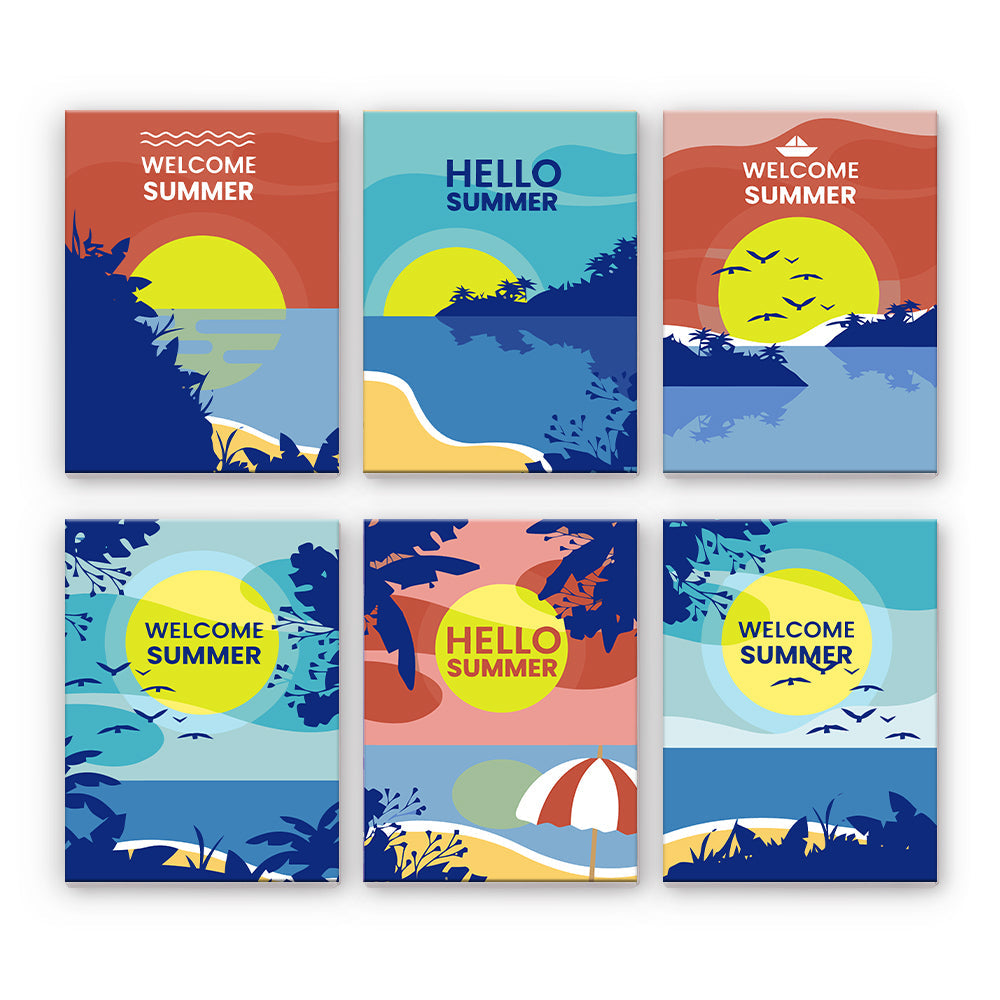 Affiches de plage d’été