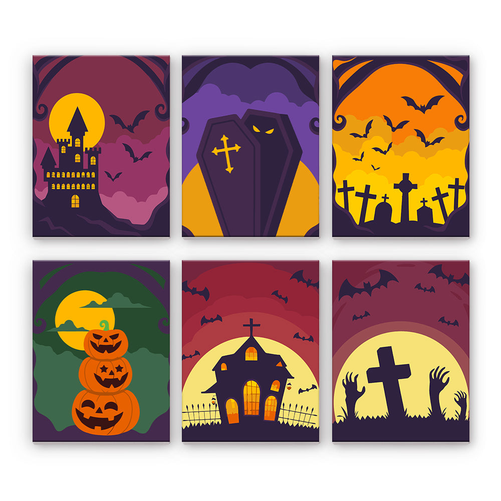 Scènes gothiques d’Halloween