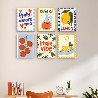 Affiches de cuisine italienne