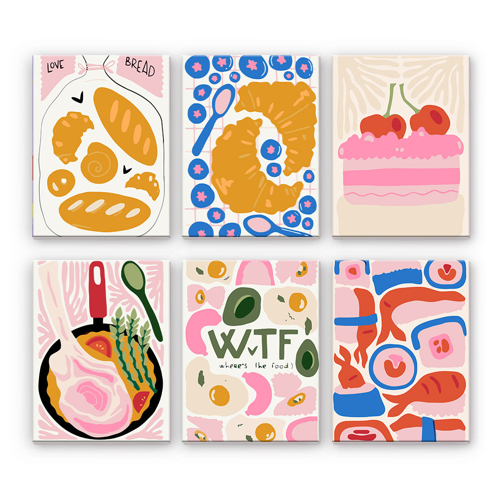 Collage alimentaire ludique