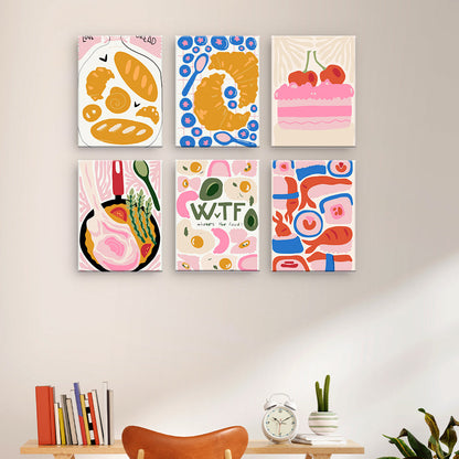 Collage alimentaire ludique