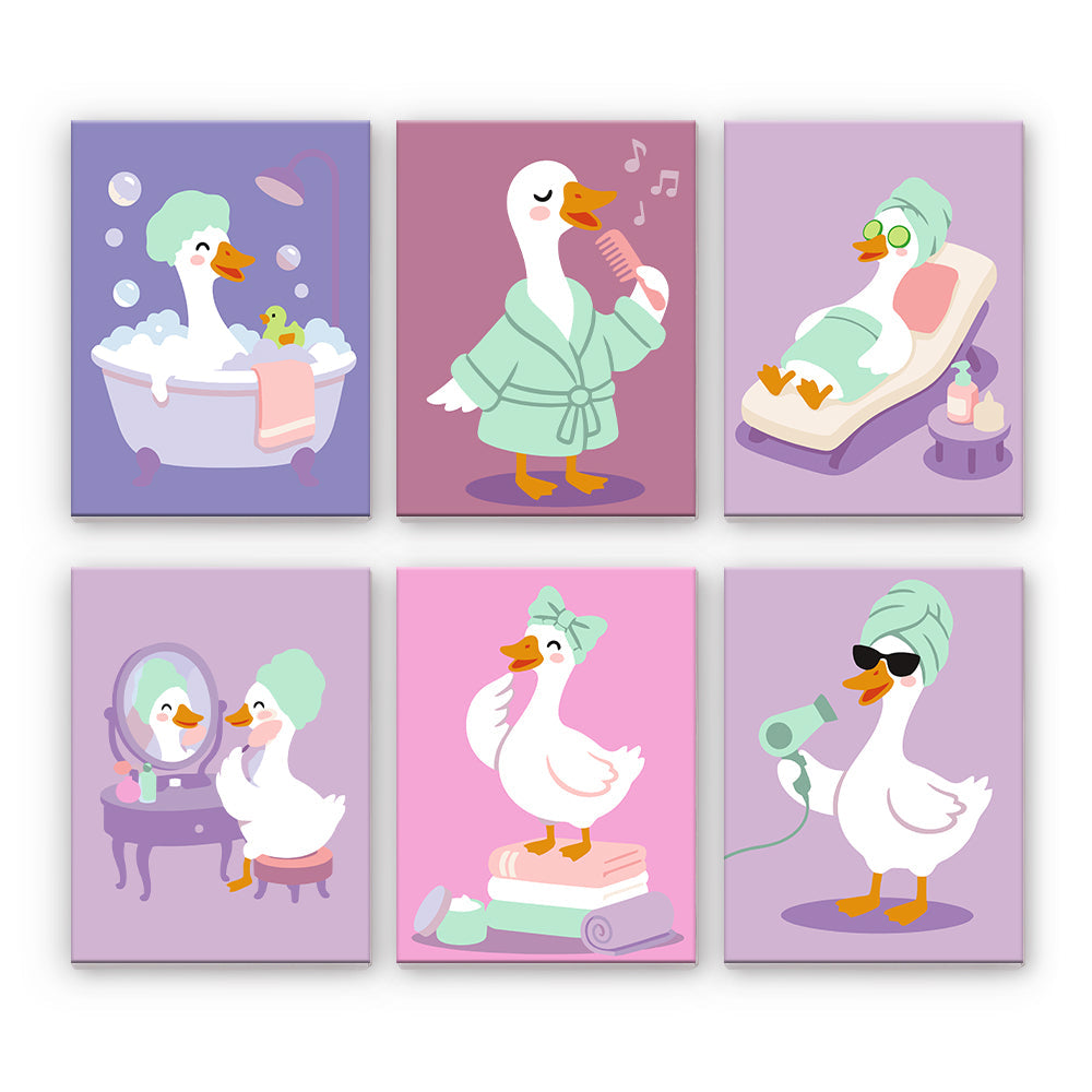 Canards de journée au spa
