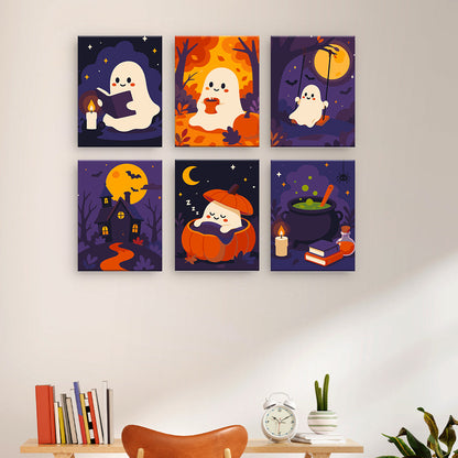 Fantômes d’Halloween confortables