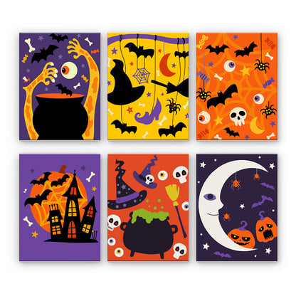 Scènes de monstres d'Halloween