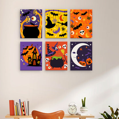 Scènes de monstres d'Halloween