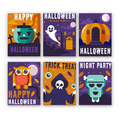 Affiches de fête d’Halloween