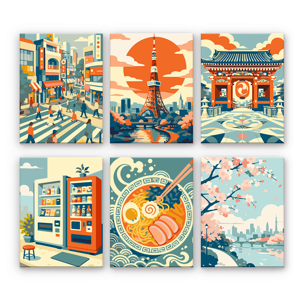 Scènes de voyage à Tokyo