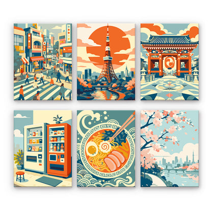 Scènes de voyage à Tokyo