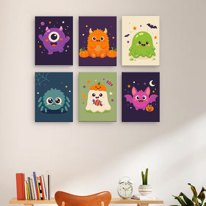 Monstres mignons d’Halloween