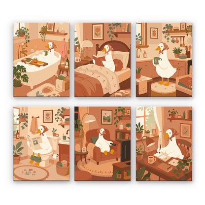 Canards douillets à la maison