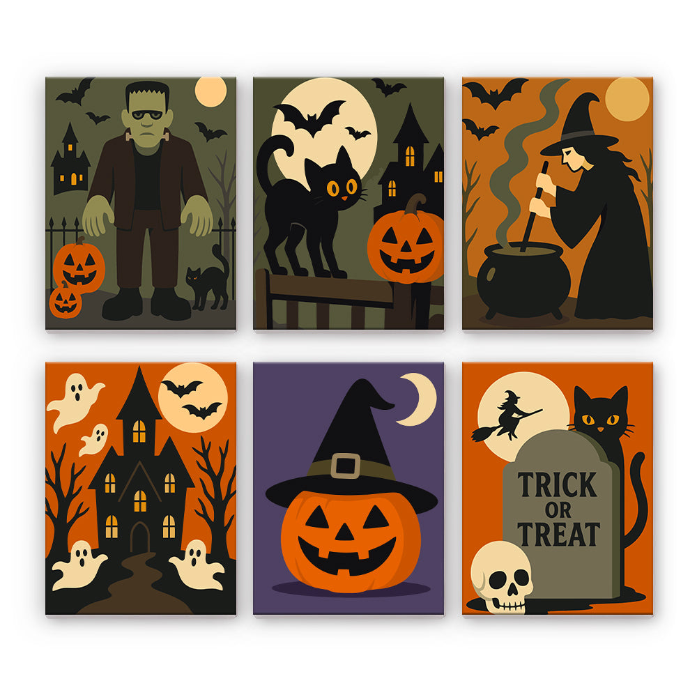 Scènes classiques d'Halloween