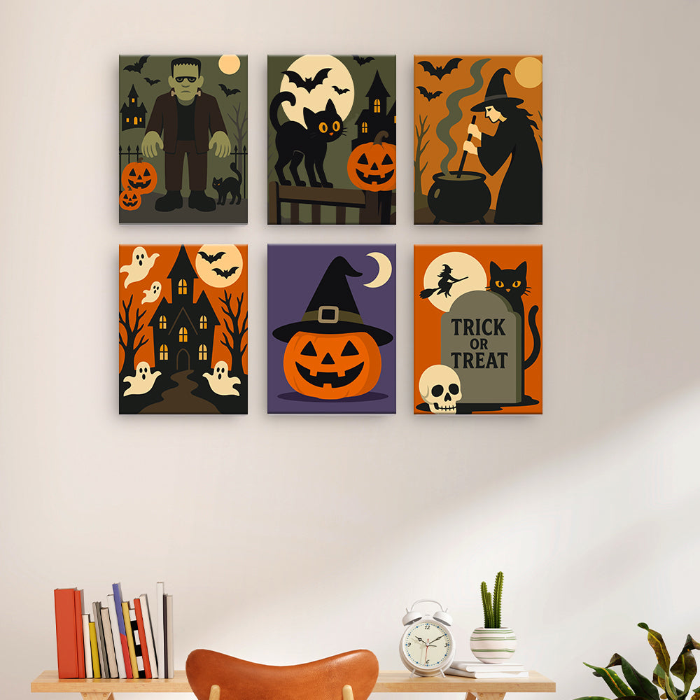 Scènes classiques d'Halloween