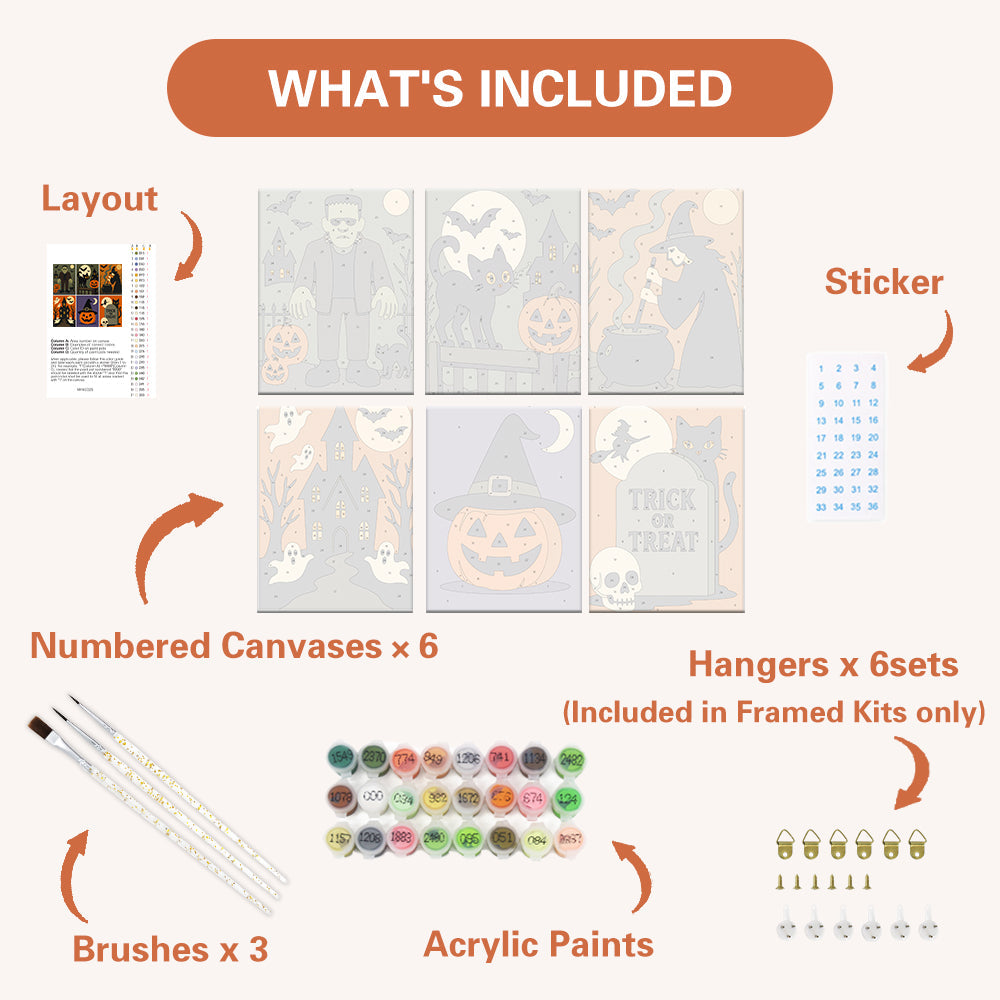 Scènes classiques d'Halloween