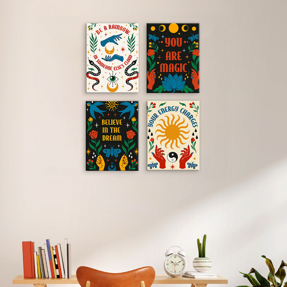 Affiches d’affirmation mystique