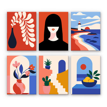 Portraits modernes et natures mortes