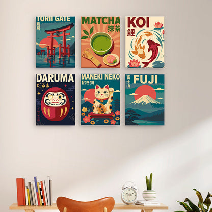 Affiches de symboles japonais