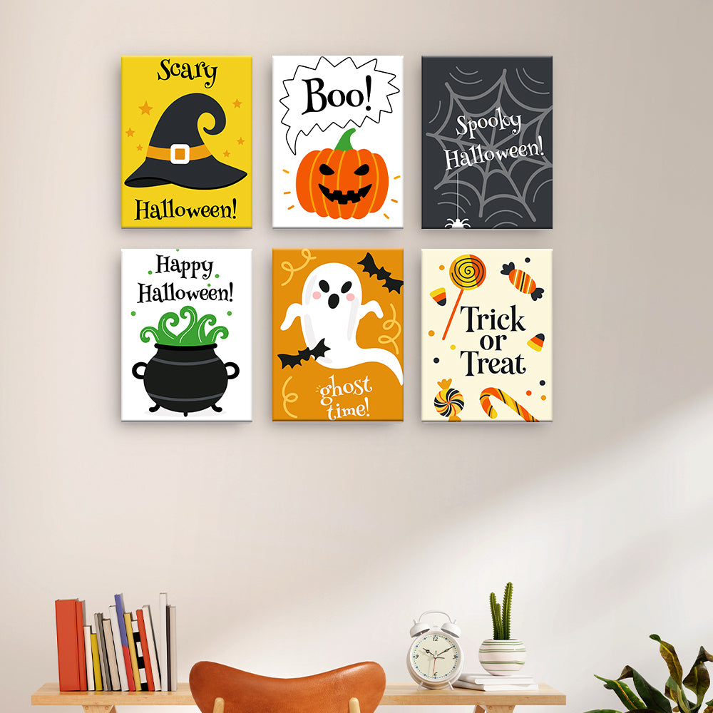 Affiches de typographie d’Halloween