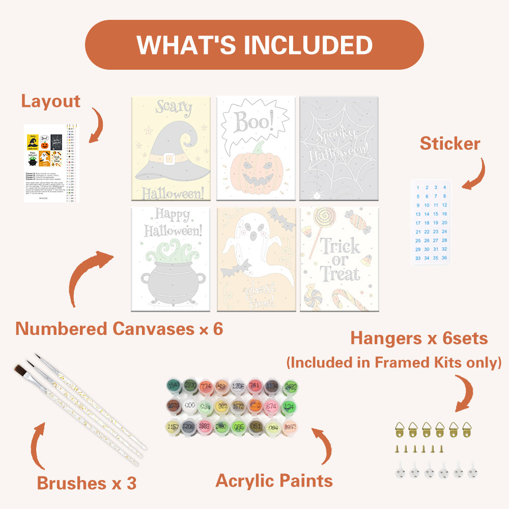 Affiches de typographie d’Halloween