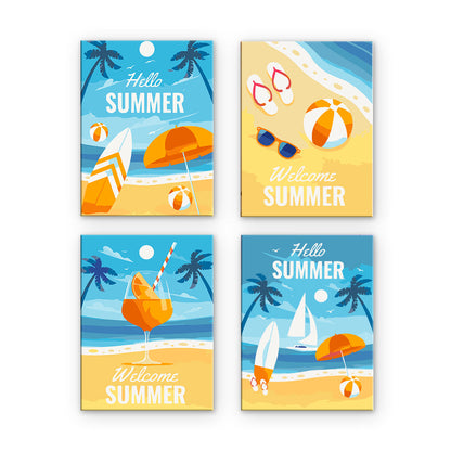Affiches de vacances d’été