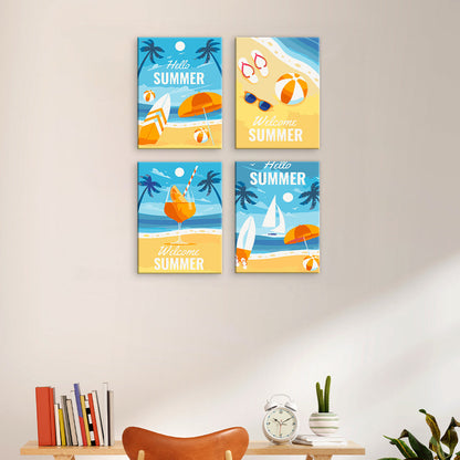 Affiches de vacances d’été