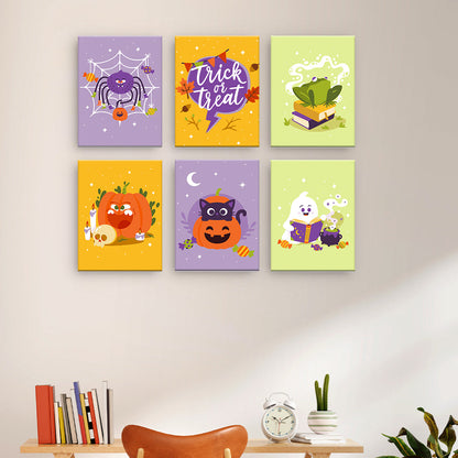 Personnages d’Halloween pastel