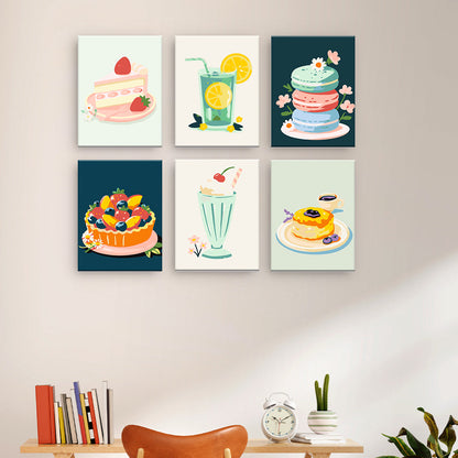 Desserts et boissons pastels