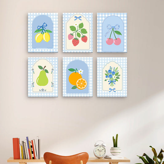 Étiquettes de fruits vintage