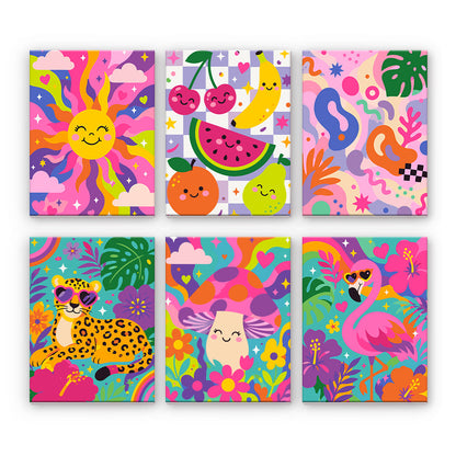 Collage tropical vibrant