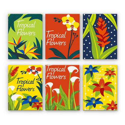 Affiches de fleurs tropicales