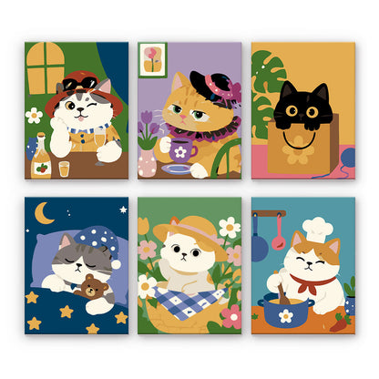 Chats mignons dans la vie quotidienne