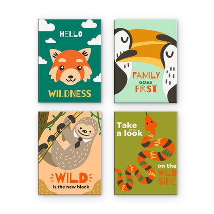 Affiches de citation d’animaux sauvages