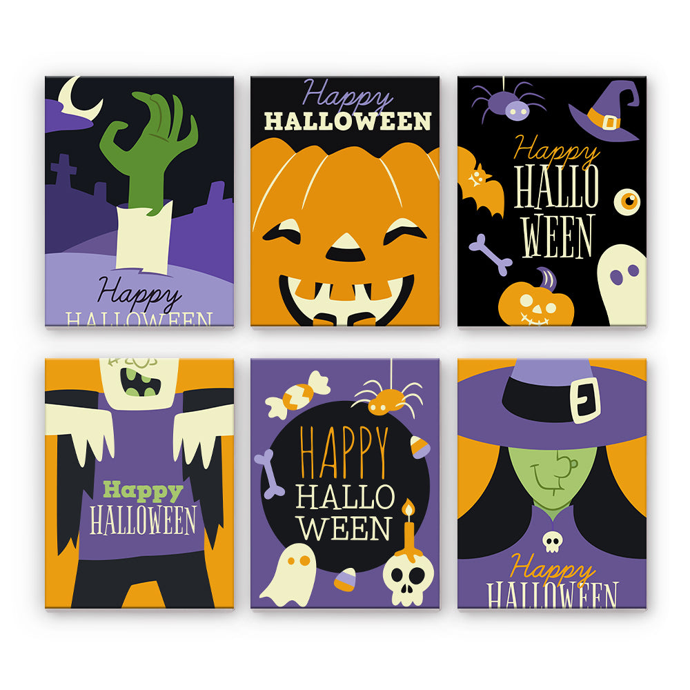 Collection d'affiches d'Halloween