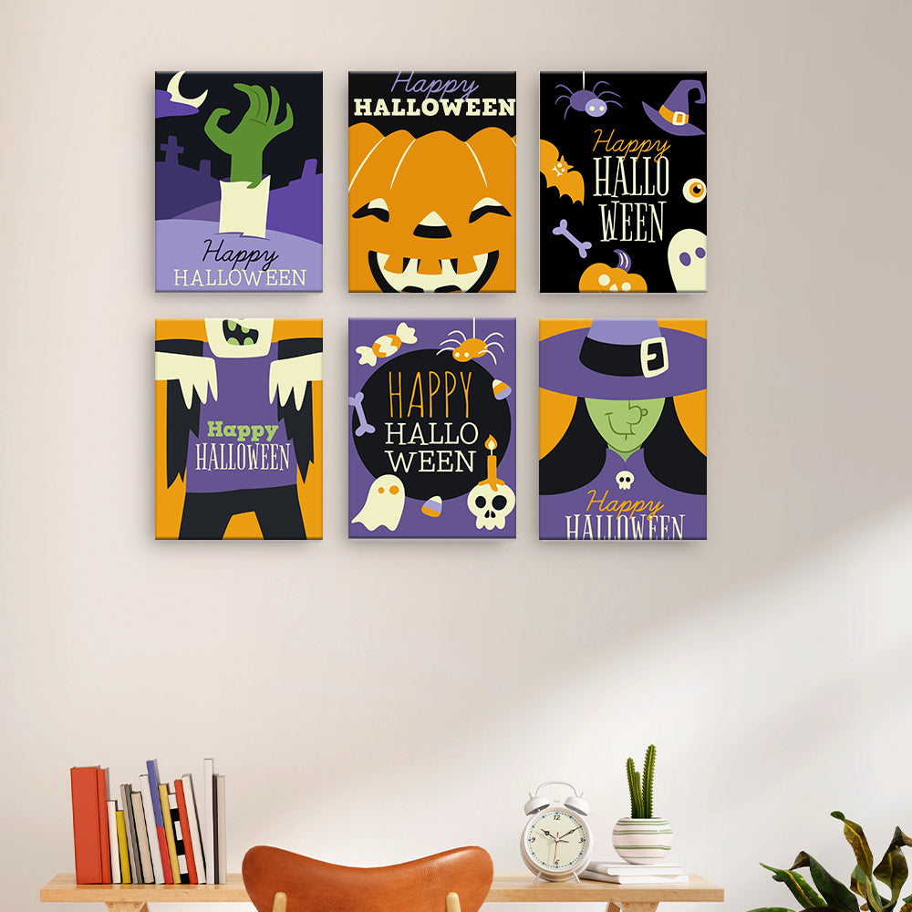 Collection d'affiches d'Halloween
