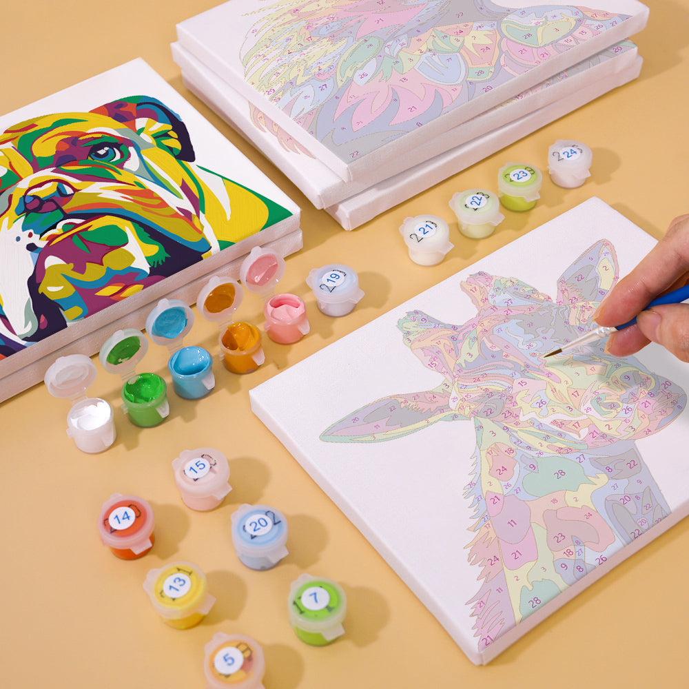 Animaux colorés – Peinture par numéros