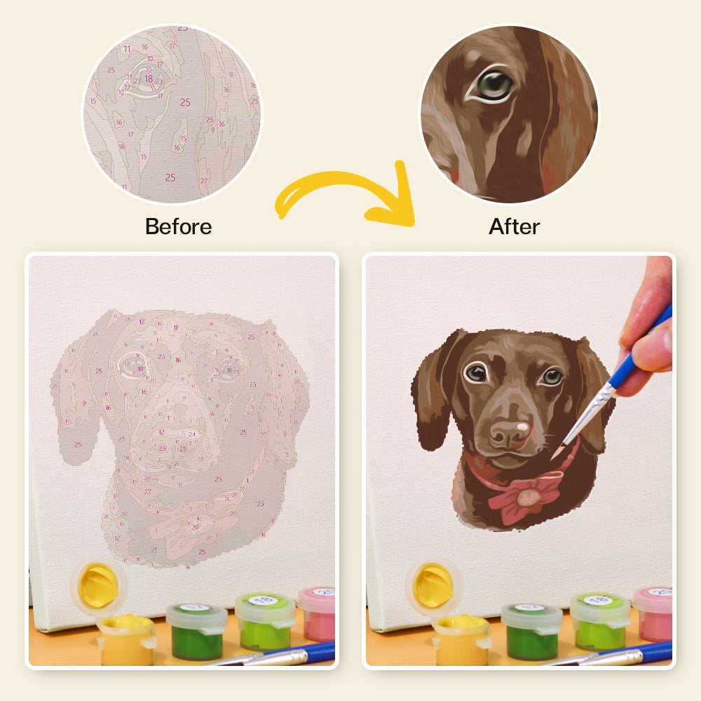 Ensemble de chien - Peinture par numéros