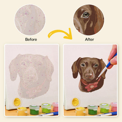 Ensemble de chien - Peinture par numéros