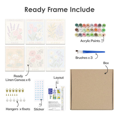 Marchés mondiaux des fleurs