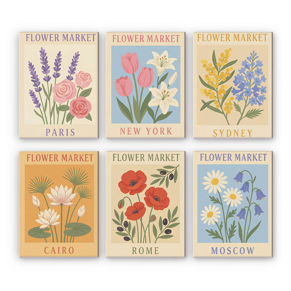 Marchés mondiaux des fleurs