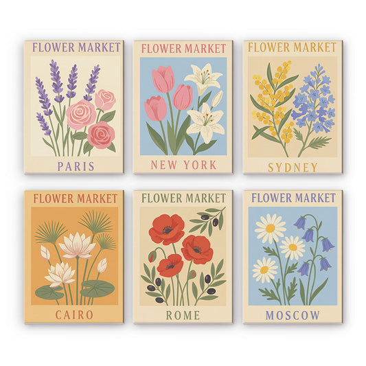 Marchés mondiaux des fleurs