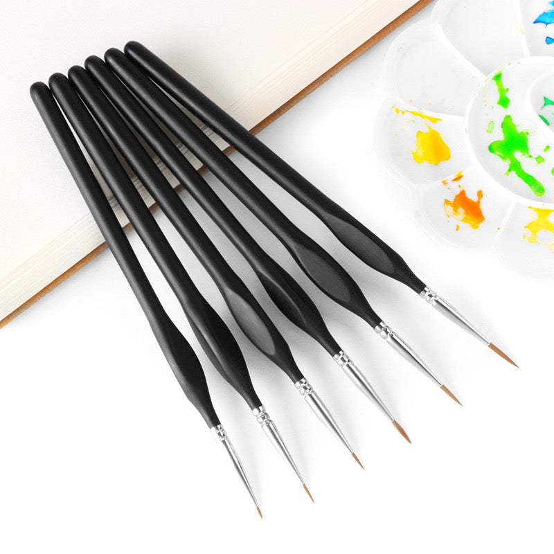 Pinceaux liner professionnels (6 pièces)
