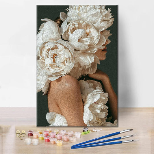 Pivoine – Peinture par numéros